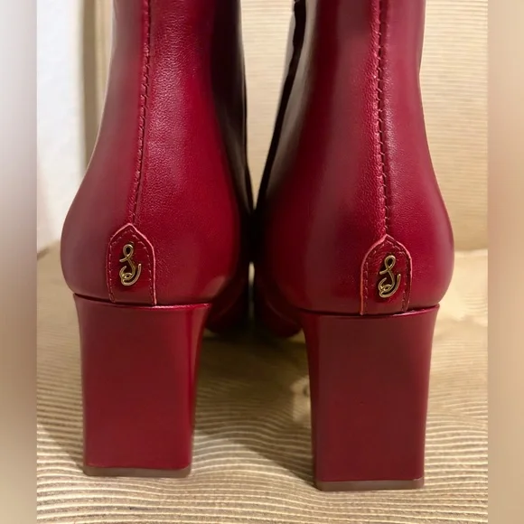 🎉NWOT Sam Edelman Sylvia Leather Knee-High Dress Boots - Size 9 - Picture 10 of 17